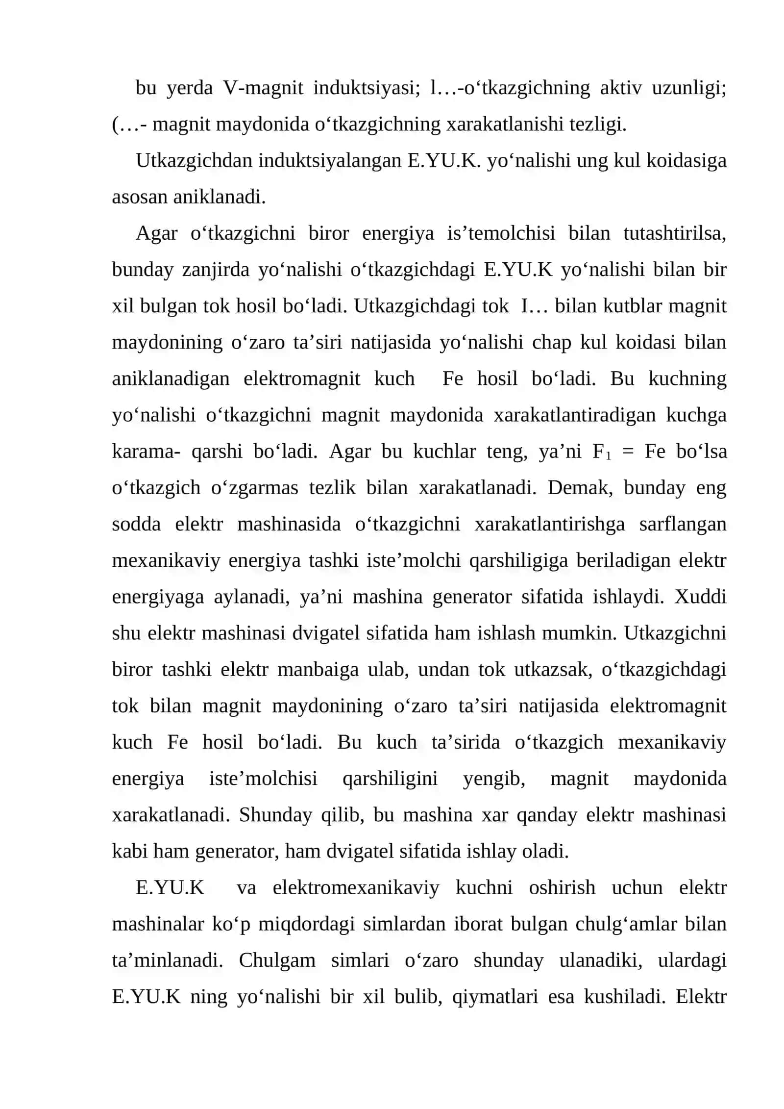 O‘zgaruvchan tok elektr mashinalari 3