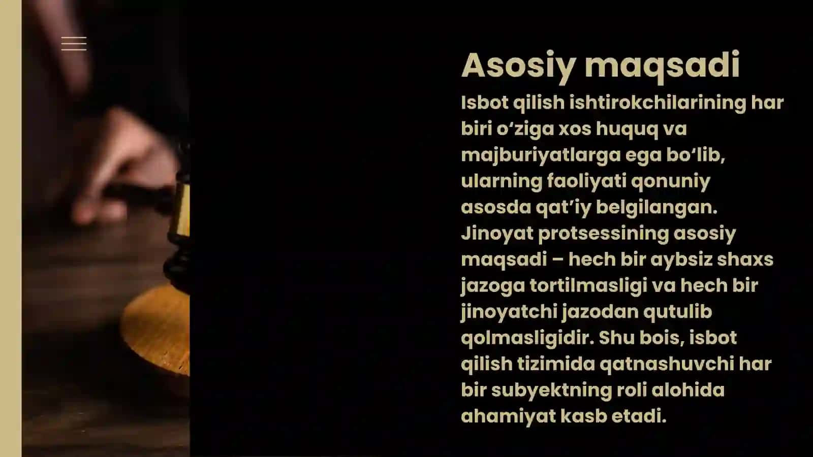 Jinoyat protsessida isbot qilish 3
