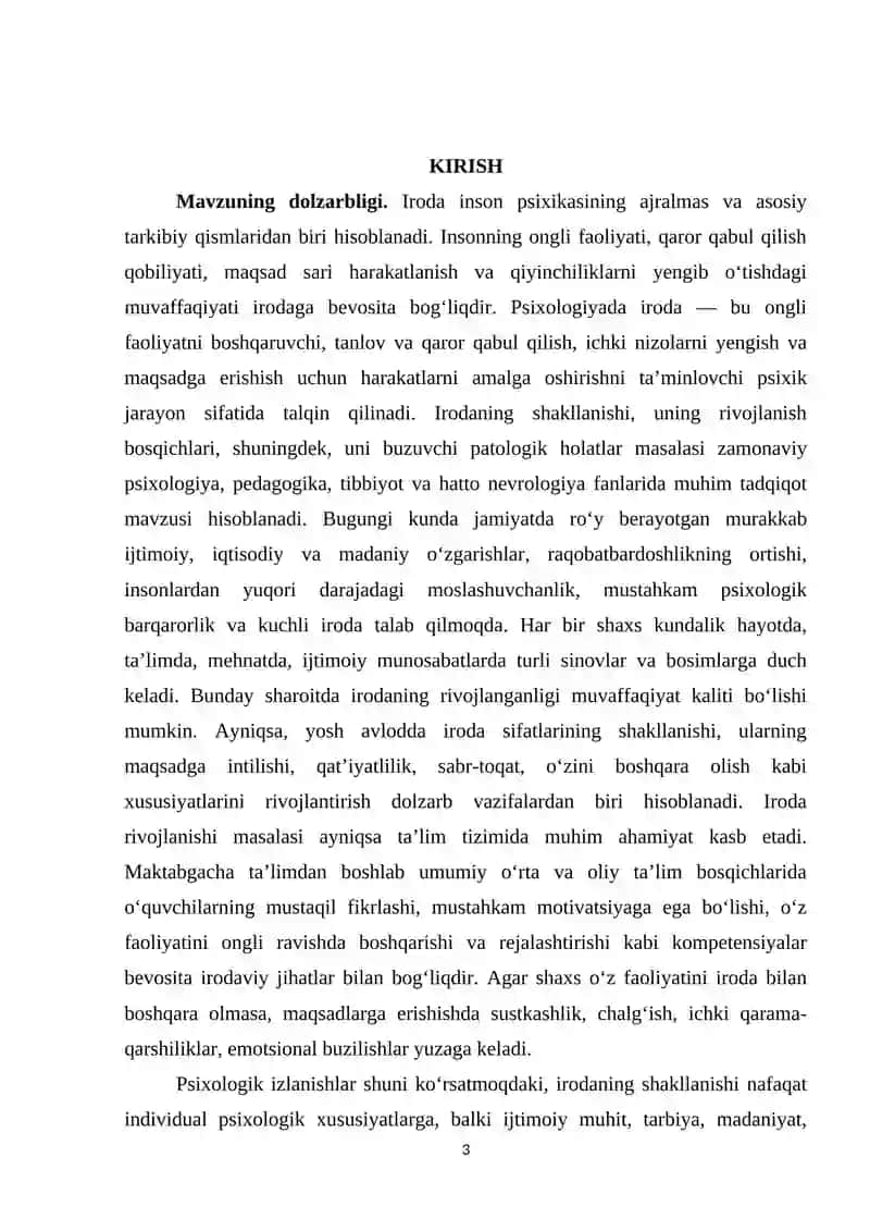Iroda rivojlanishi va patalogiyasi 3