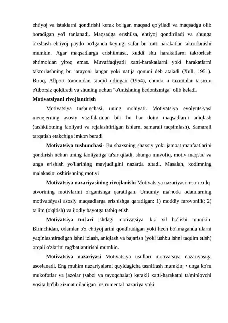 PERSONAL MATIVATSIYA 3
