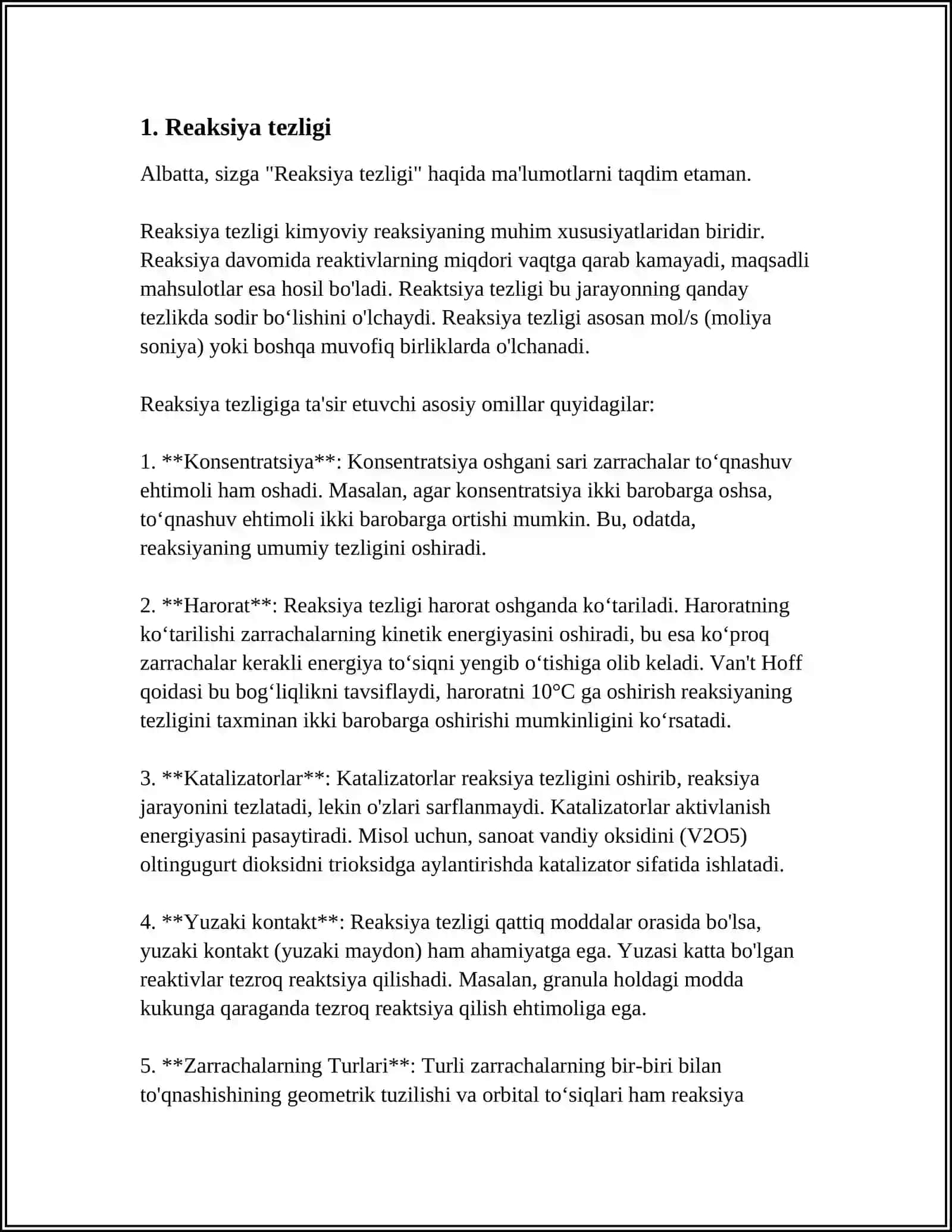 KİMYOVİY JARAYONLAR 3