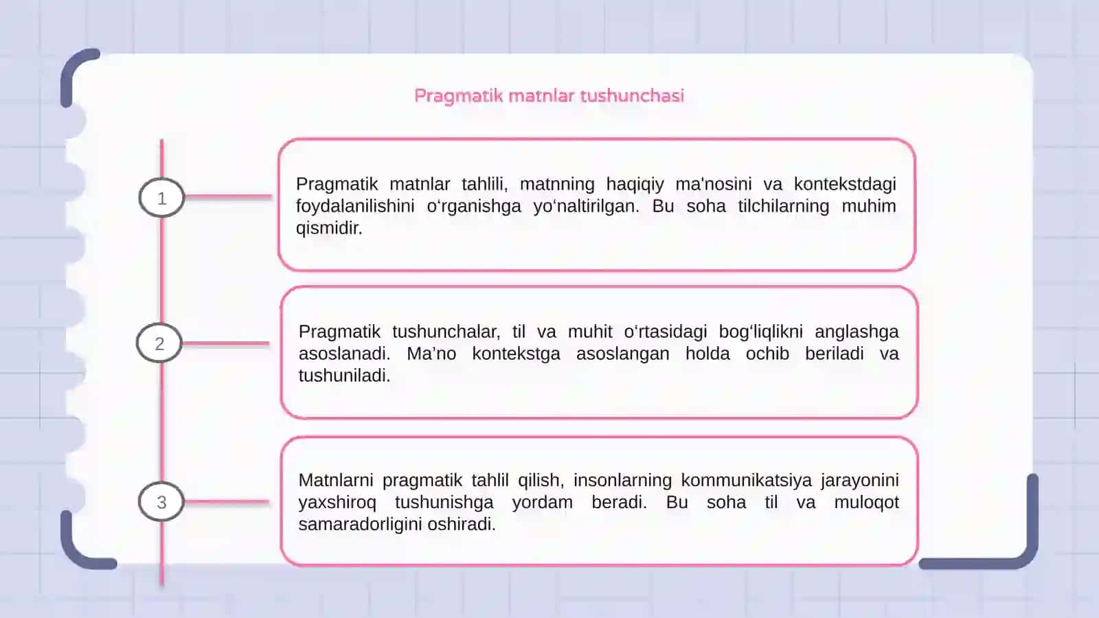 Pragmatik matnlar tahlili 3