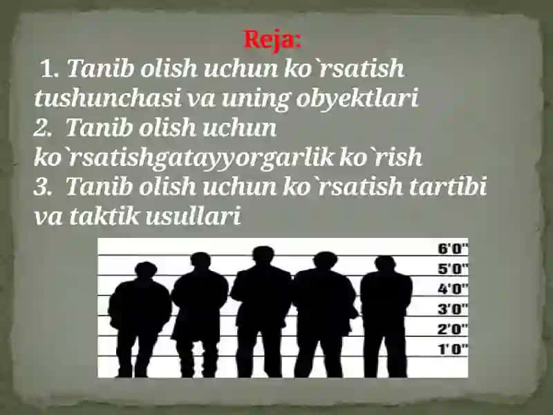 Tanib olish uchun ko`rsatish         taktikasi 3