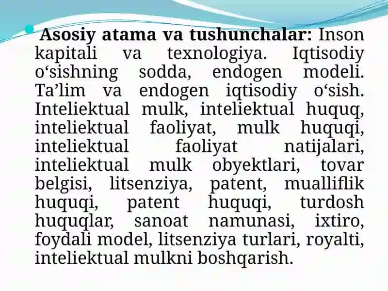 G`OYALAR IQTISODIYOTI 3