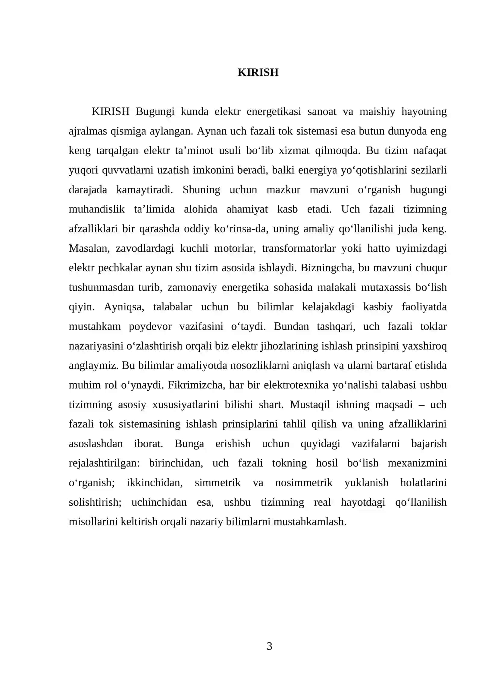 Uch fazali tok sistemasi 3