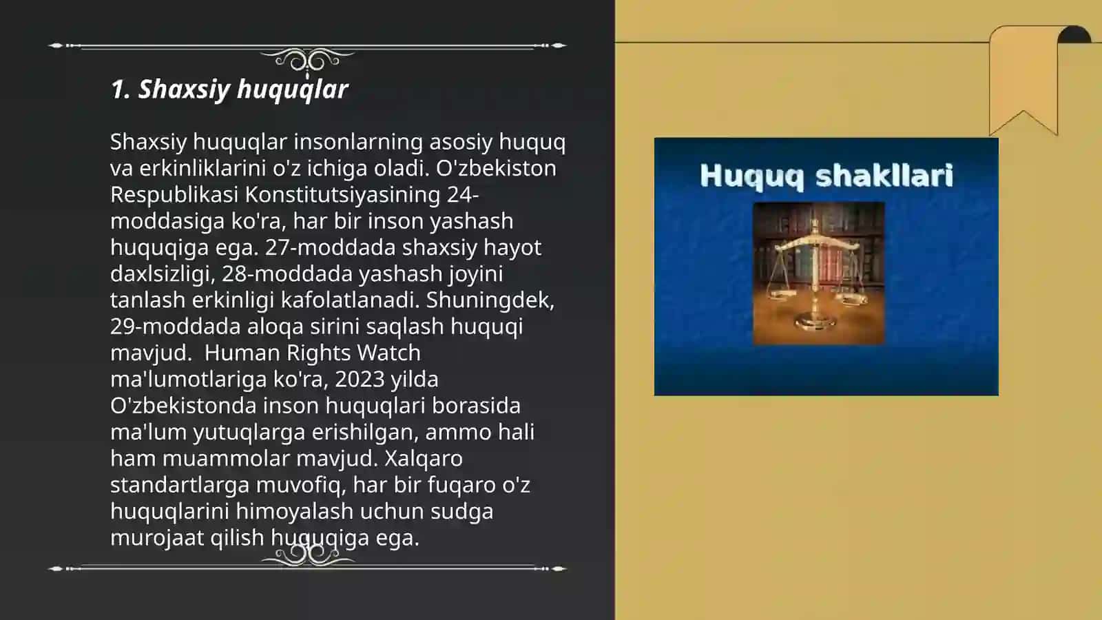 Shaxsiy huquqlar 3