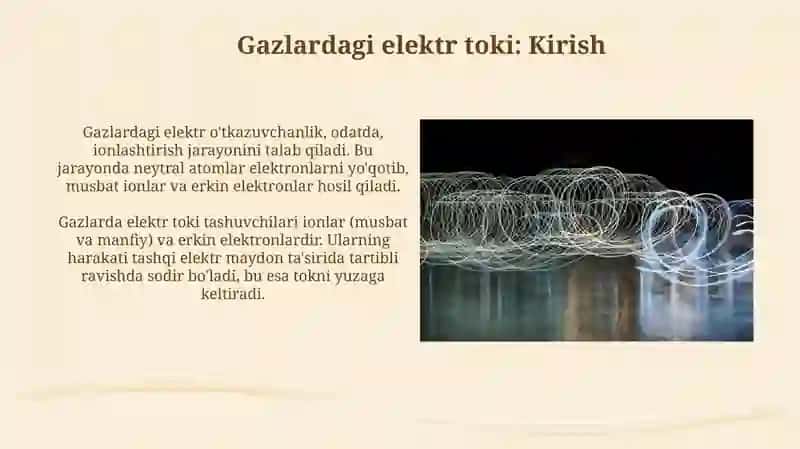 Gazlarda elektr toki 3