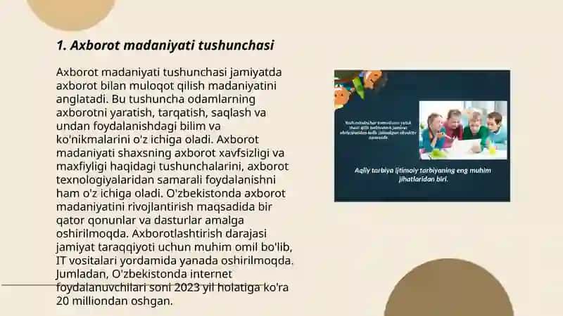 O'quvchilarda axborot iste'moli madaniyatini shakllantirish 3