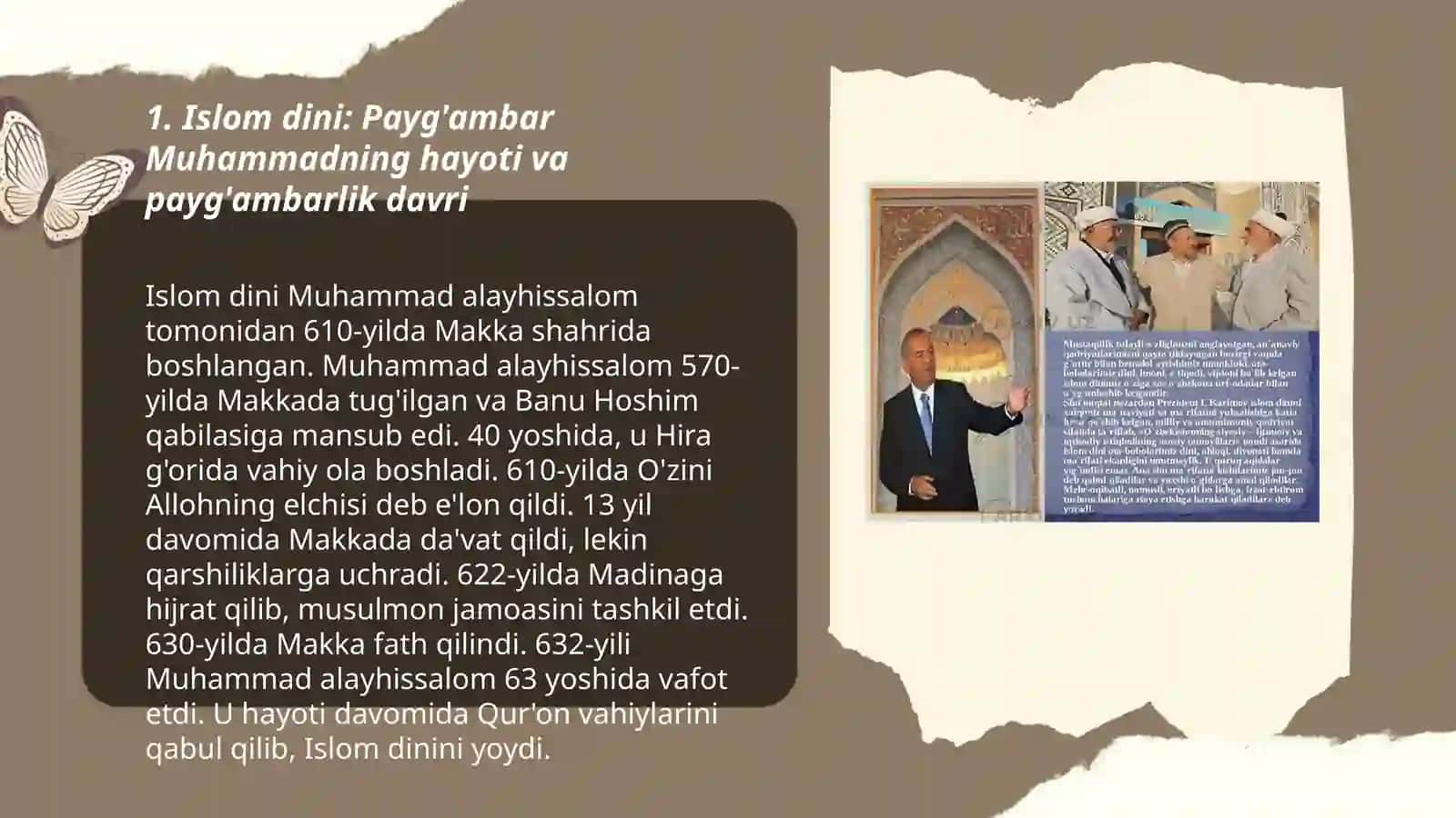 Islom dinining vujudgakelishi va bugungi kundagi ahamiyati 3