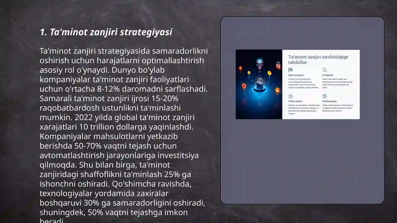 ta'minot zanjirini boshqarish 3