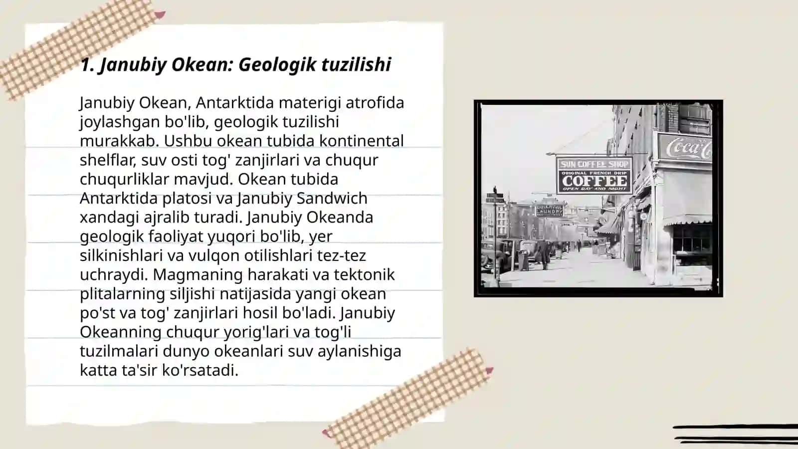 Janubiy Okean: Geologik tuzilishi 3