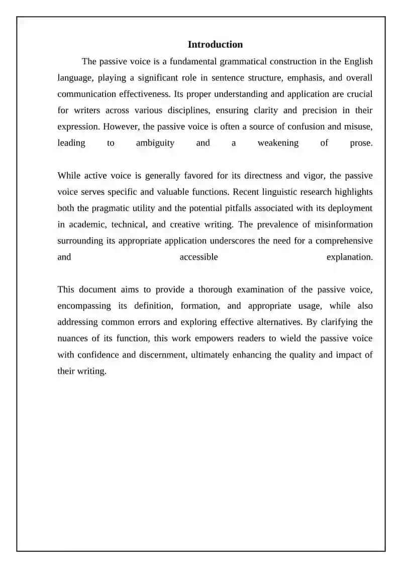 Understanding the Passive Voice 3