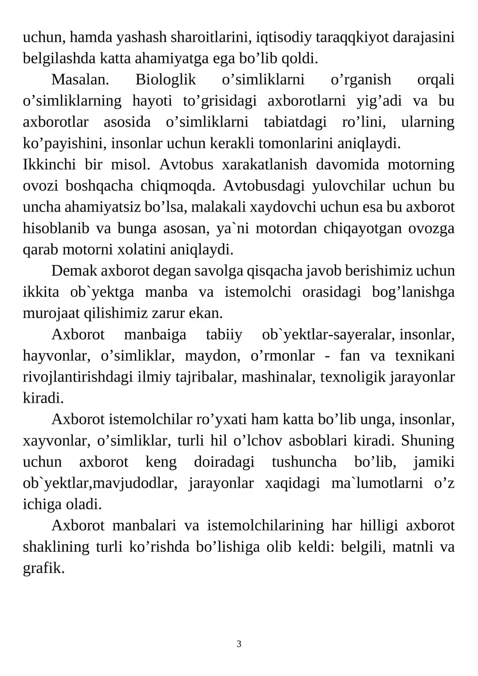 Axborot Tushunchasi va Uning Xususiyatlari 3