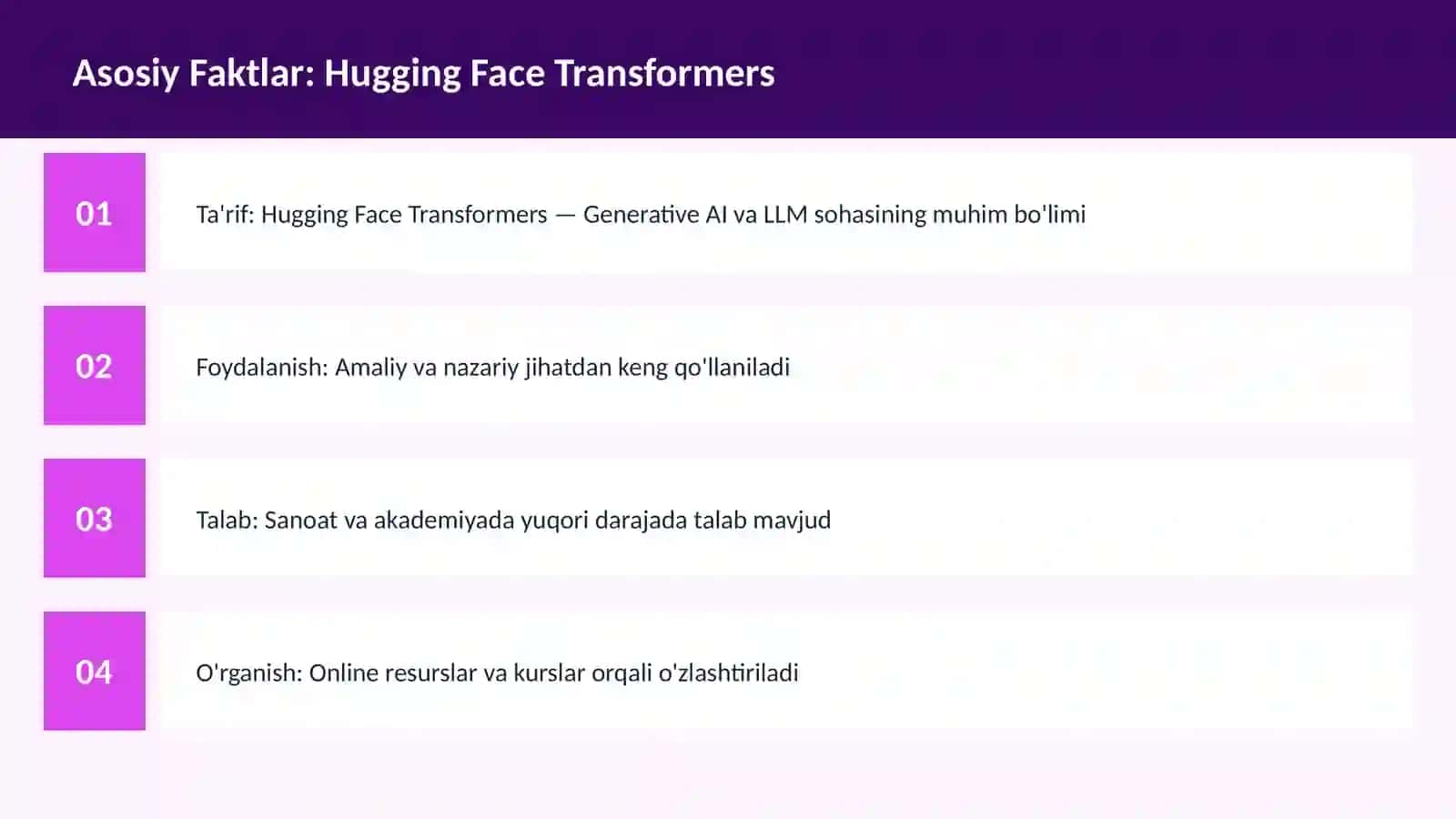Hugging Face Transformers 3