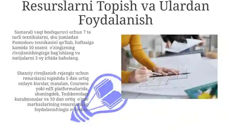 Shahsiy rivojlanish rejasini tuzish 3