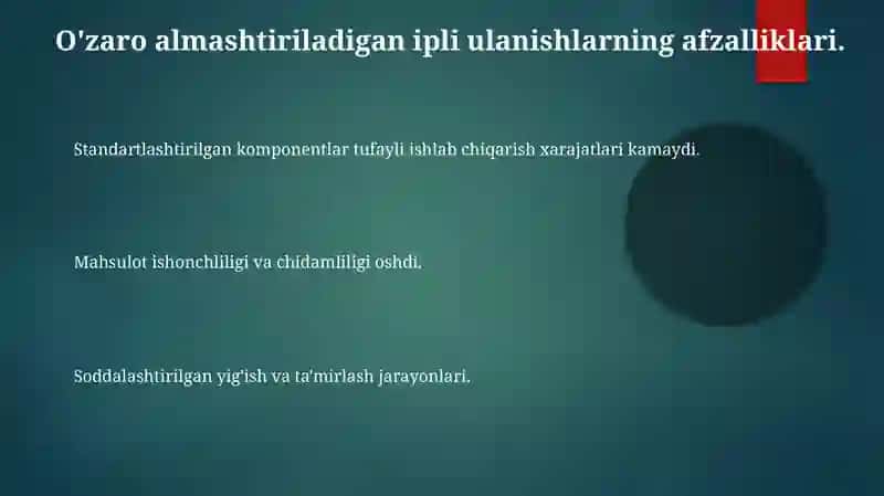 O’zaro almashuvchanlik standartlashtirish 3