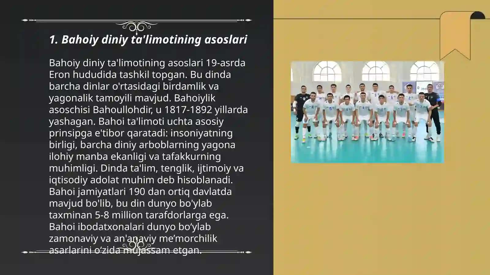 Bahoiy diniy jamoalari 3