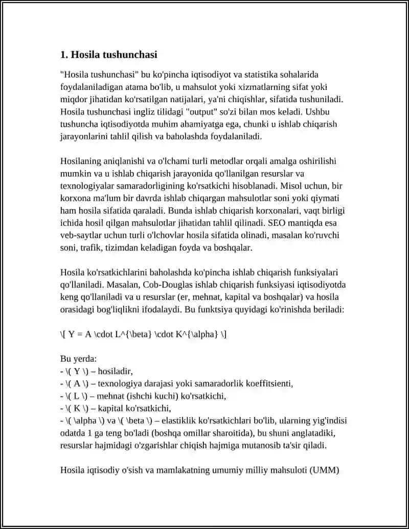 Hosila tushunchasi 3