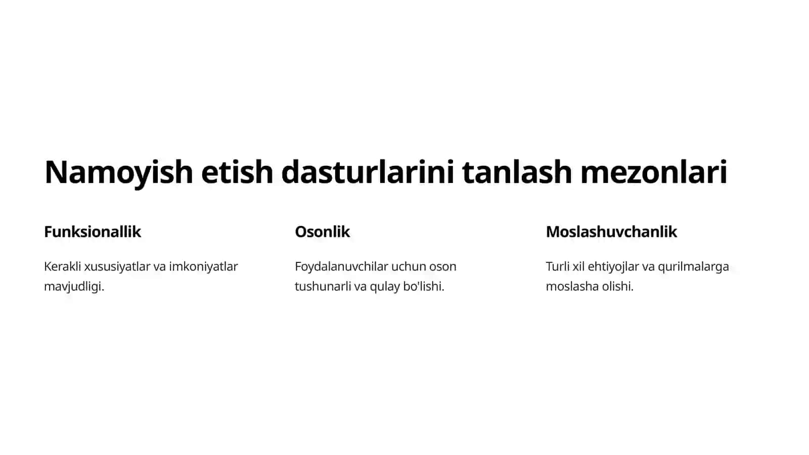 Namoyish etish va tahrirlash dasturlari 3