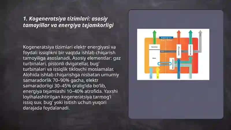 Kogeneratsiya tizimlari 3