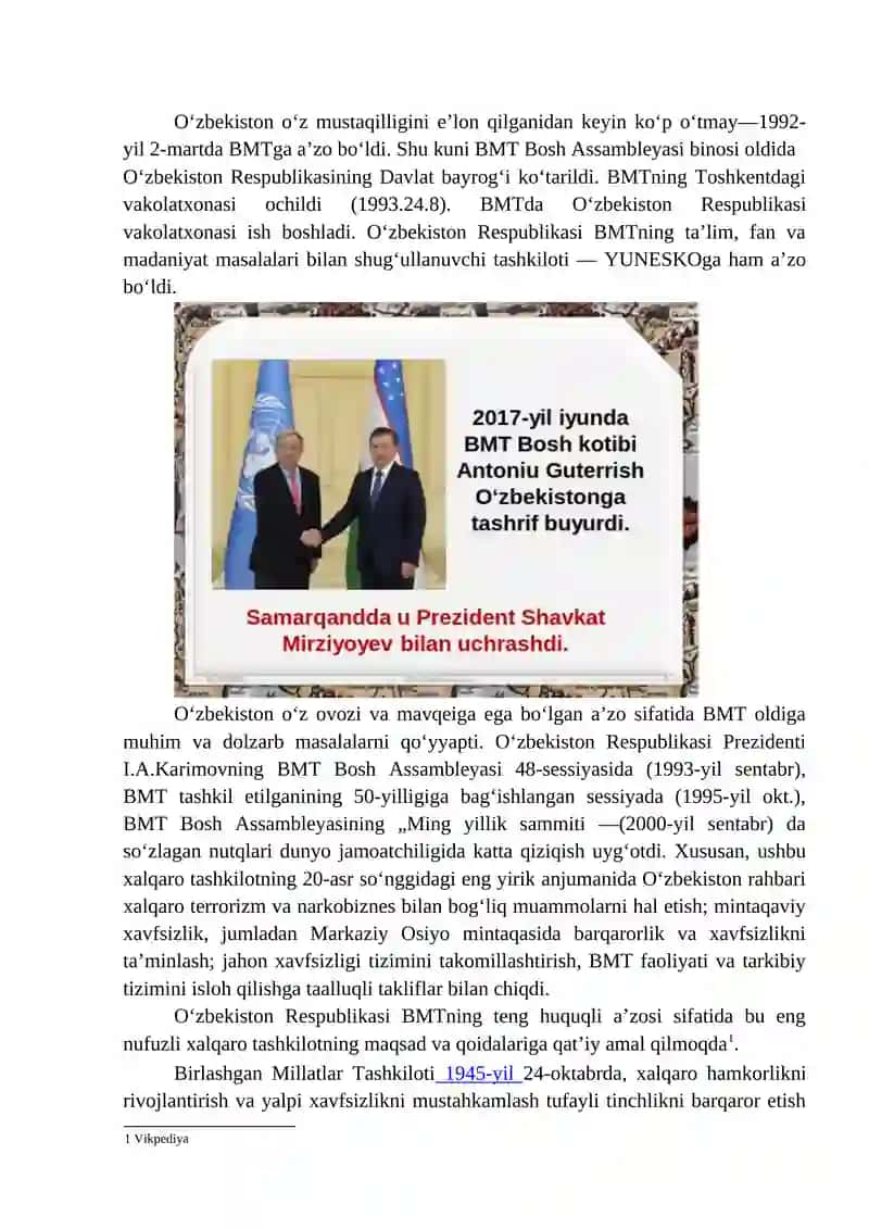 Birlashgan Millatlar Tashkiloti Faoliyati 3