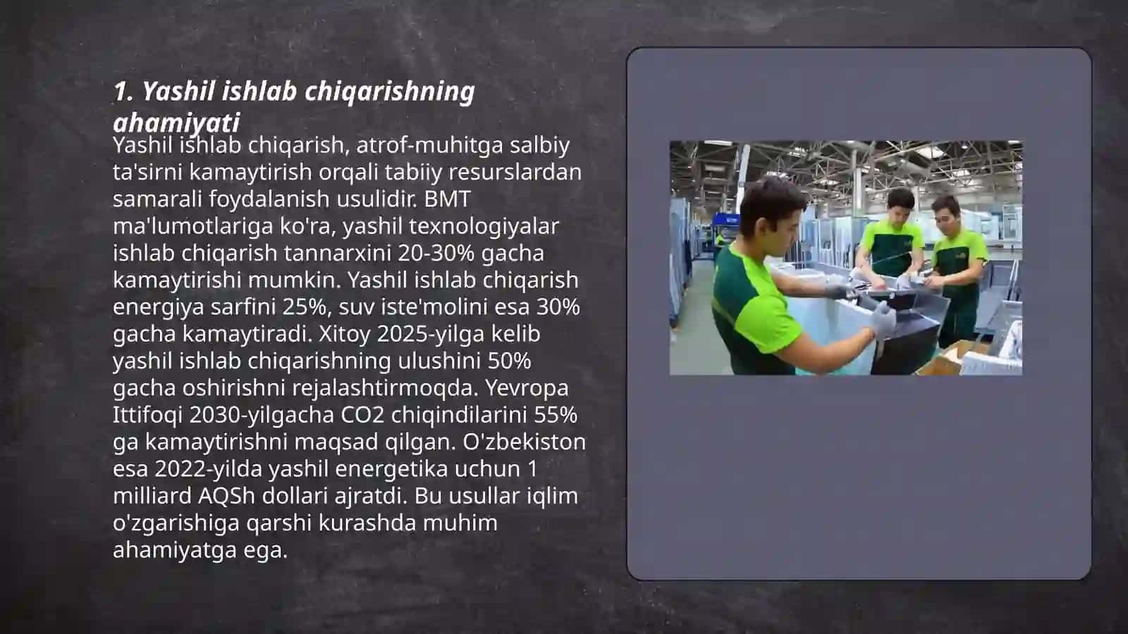 Yashil ishlab chiqarishning ahamiyati 3