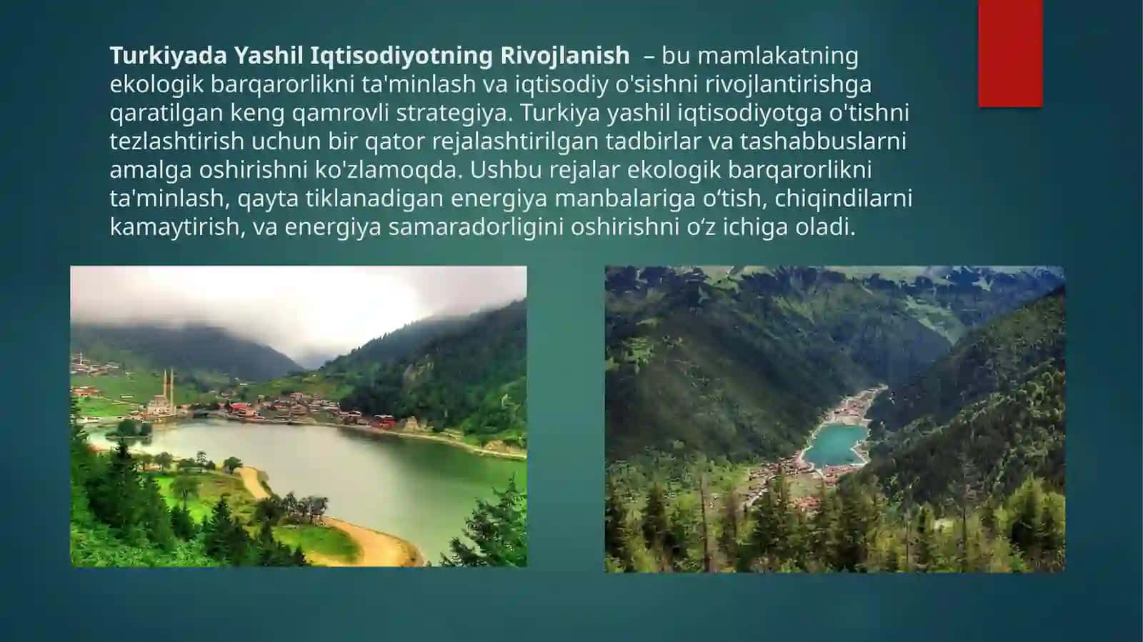 TURKIYA YASHIL IQTISODIYOTI 3