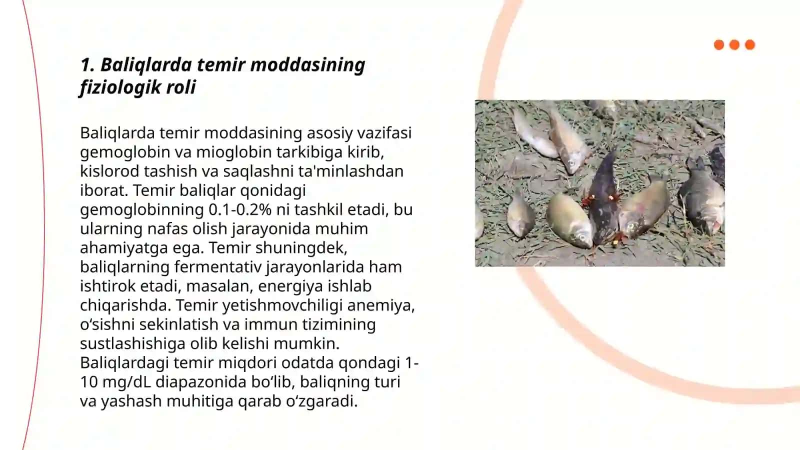 Baliqlarning temir zaharlanishi 3