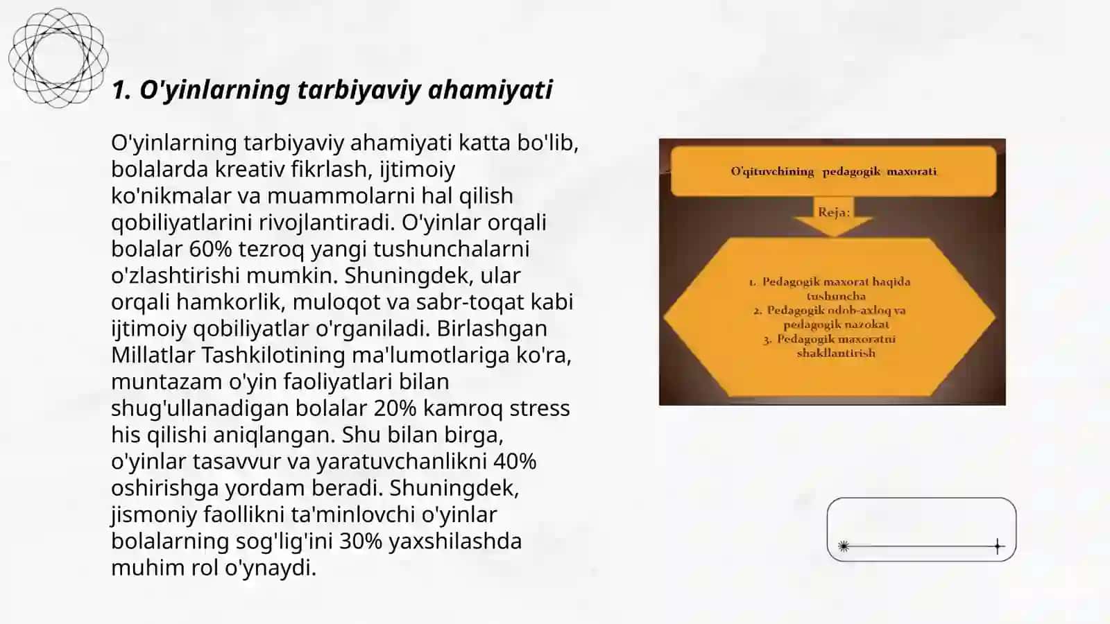 O'yin ijtimoiy faoliyat sifatida 3