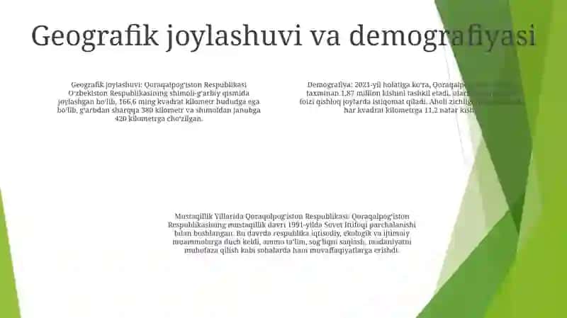 Qoraqolpogiston Respublikasi Tarixi 3