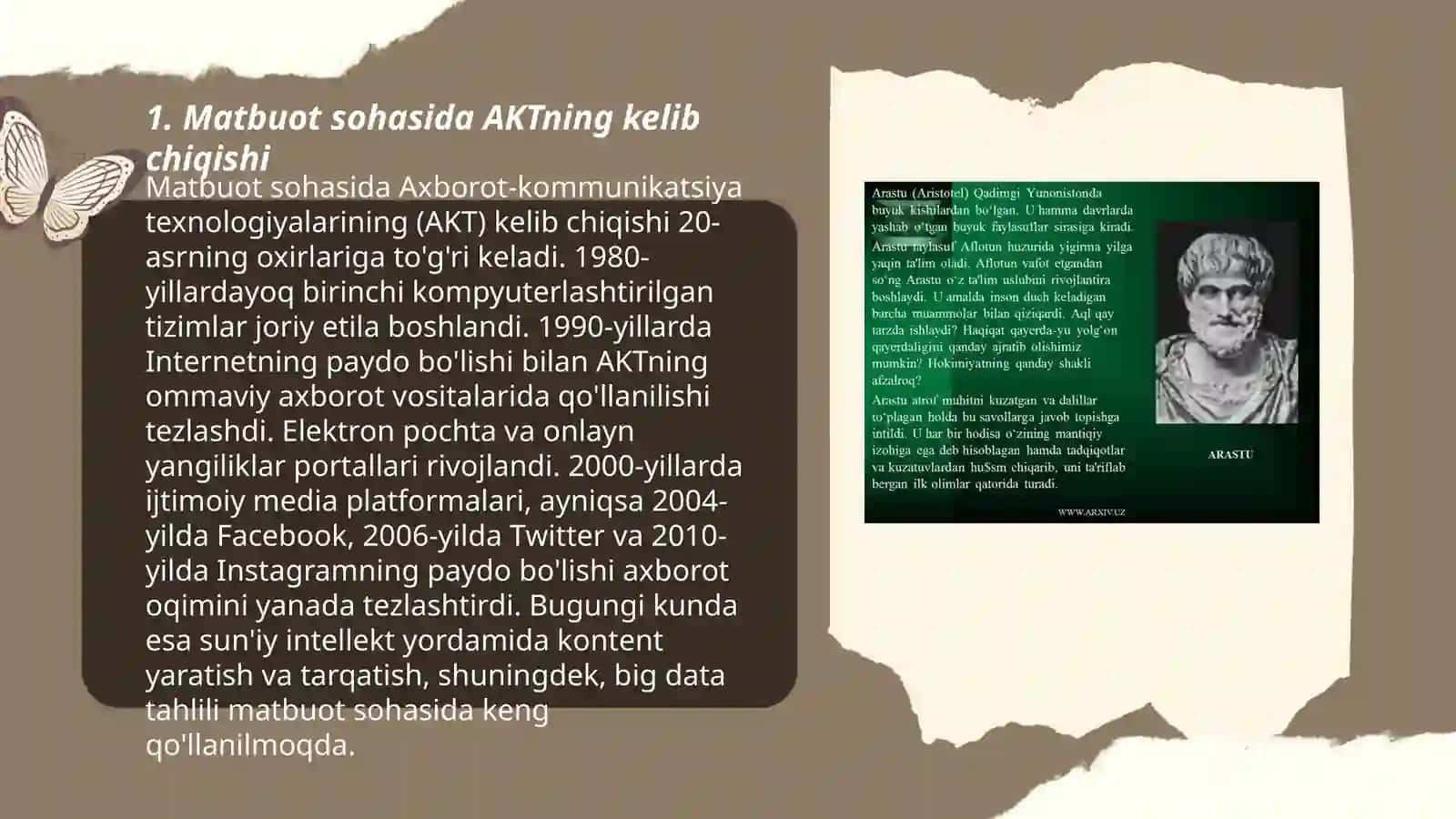 Matbuot sohasida AKT fanining yuzaga kelish asoslari 3