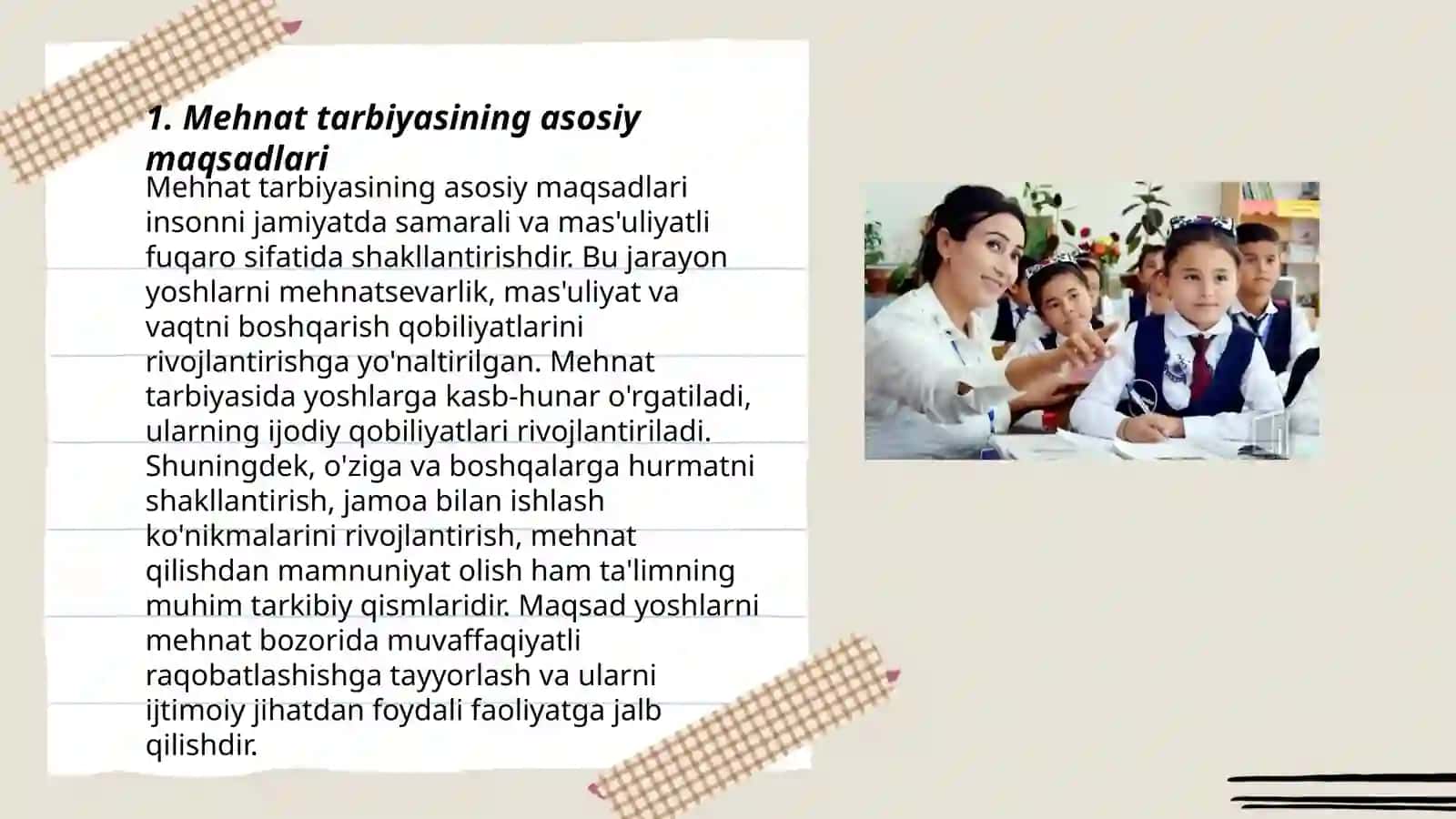 Mehnat tarbiyasi 3