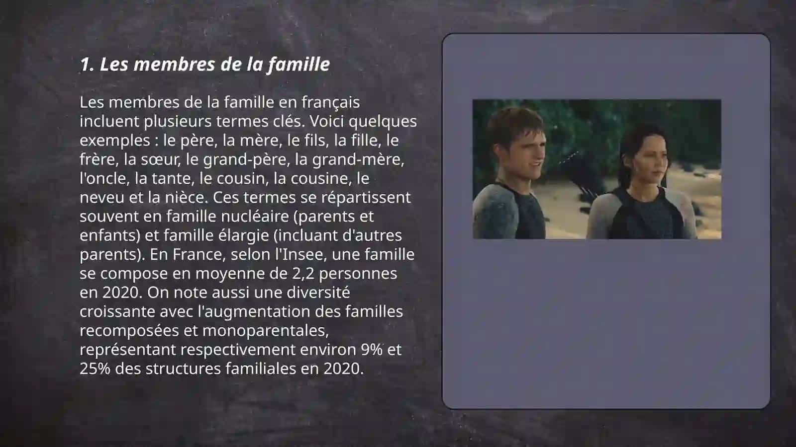Les membres de la famille 3
