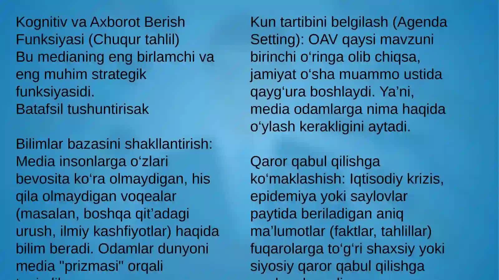 medianing funksiyalari 3