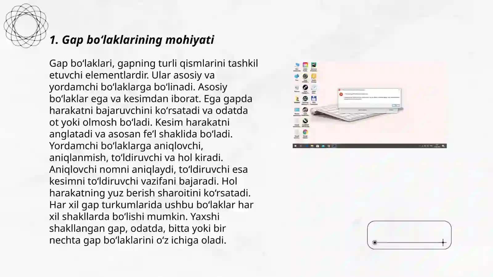 Gap boʻlaklari tipologiyasi 3
