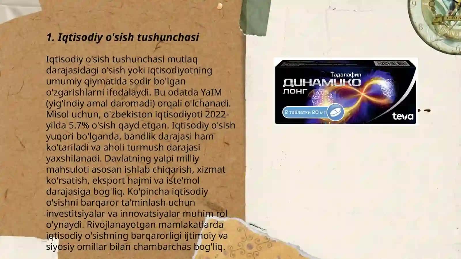 Uzoq muddatli davrda iqtisodiy o'sish 3
