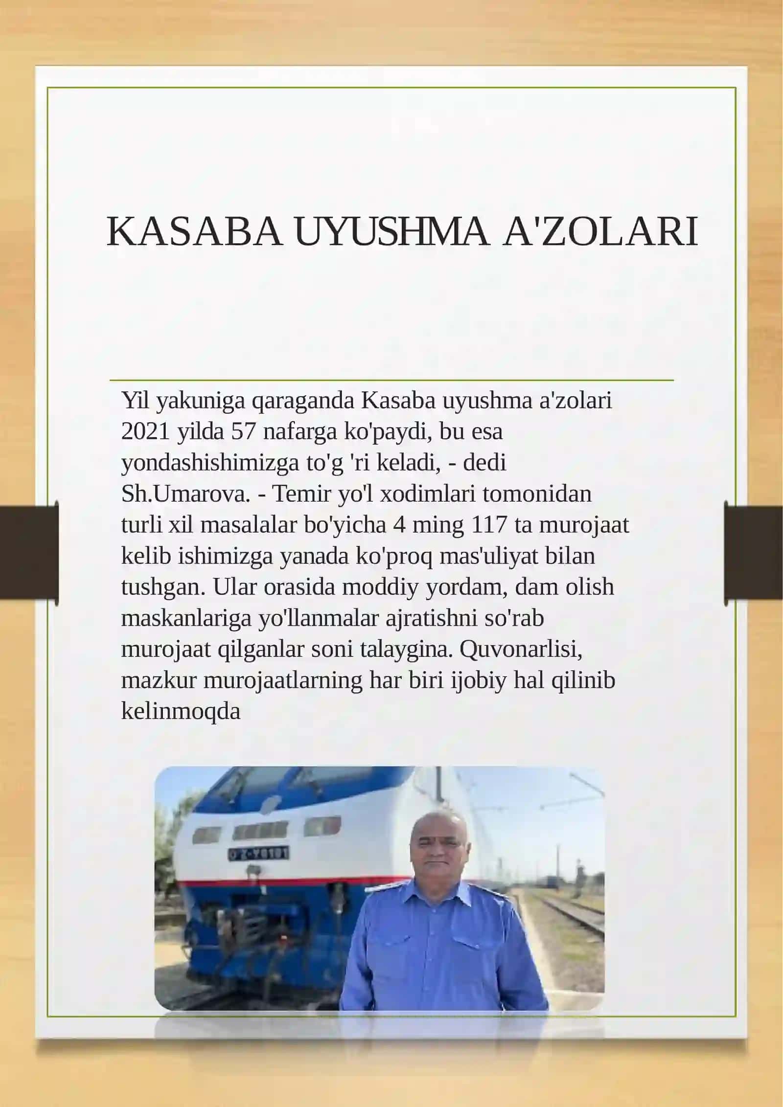 O'ZBEKISTON TEMIRYO'LLARI YILLIK MOLIYAVIY HISOBOTLARI 3