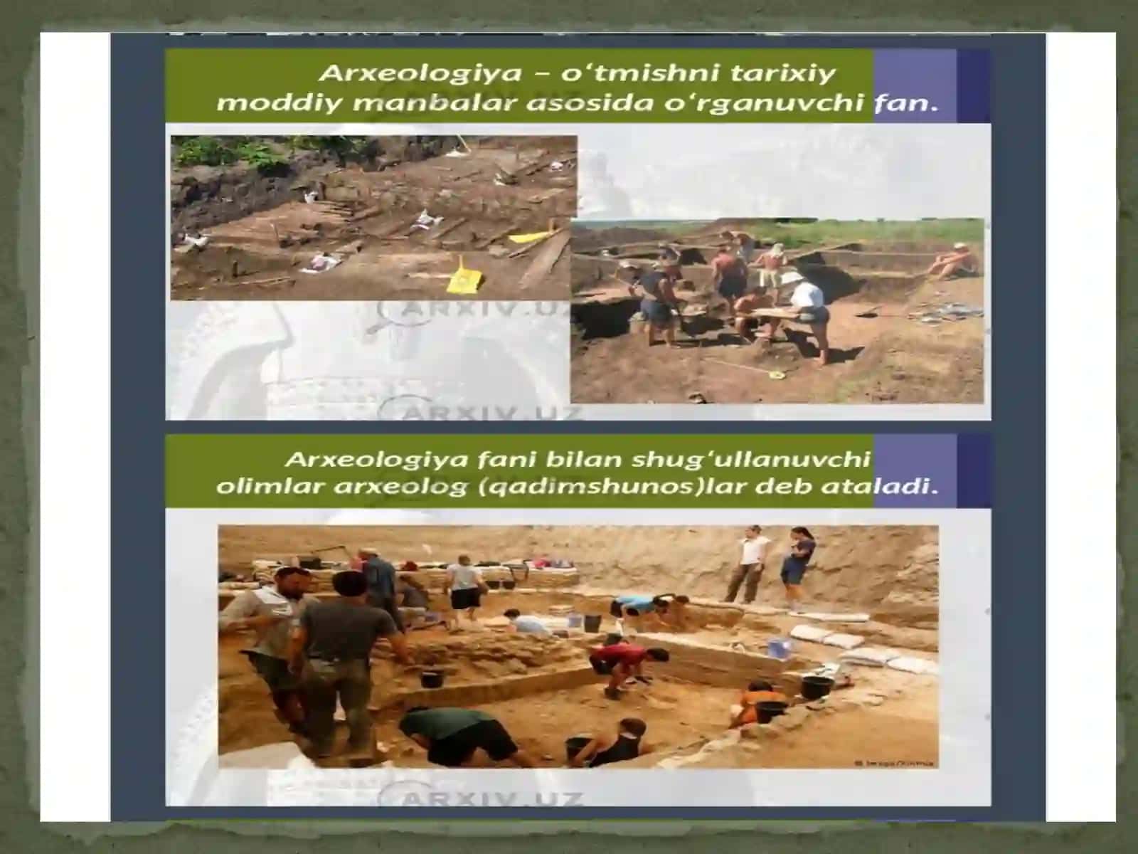 O‘lkamiz tarixini o‘rganishda arxeologikyodgorliklarni o‘rni 3