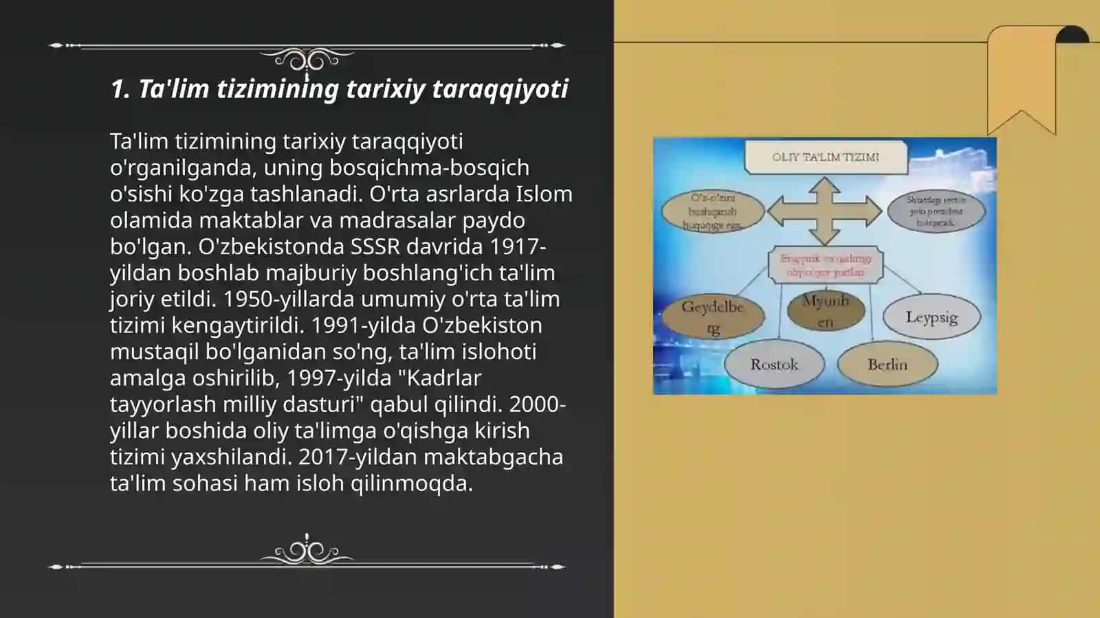 Ta'lim tizimining tarixiy taraqqiyoti 3