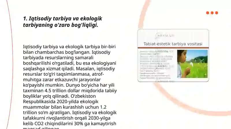 Iqtisodiy tarbiya-Ekalogik tarbiya haqida 3
