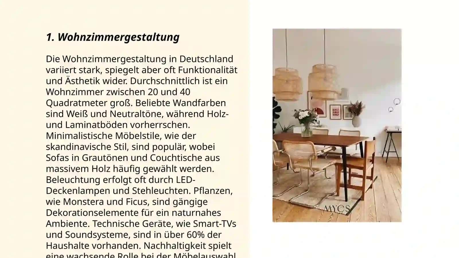 Die Wohnungsienrichtung 3