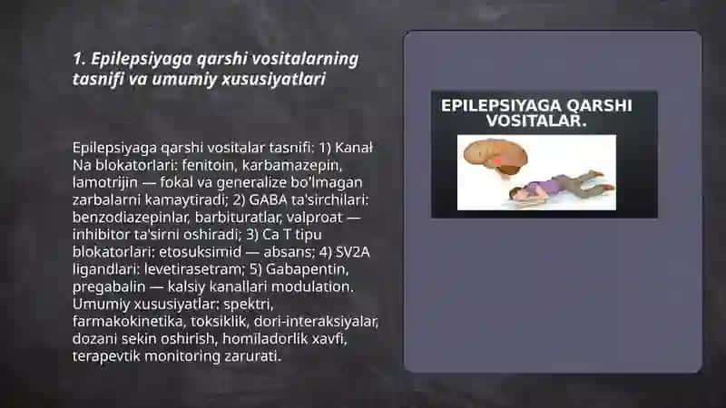 Epilepsiyaga qarshi vositalar 3
