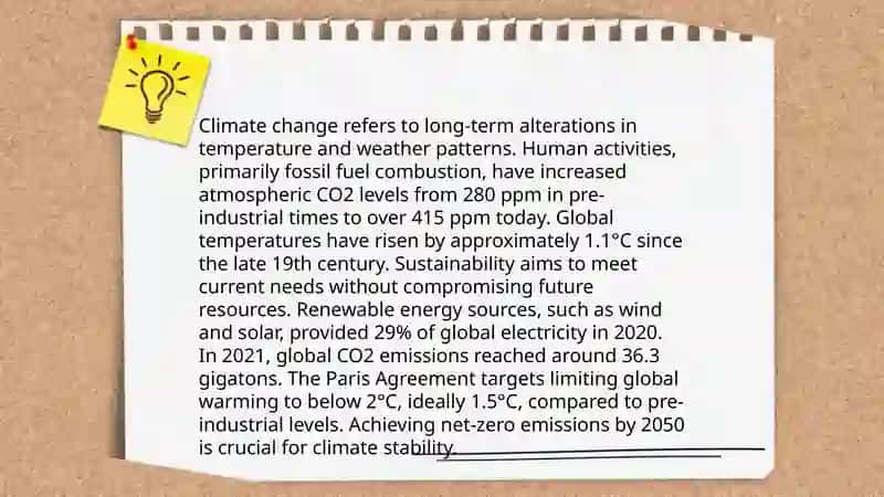 Climate Change and Sustainability 3
