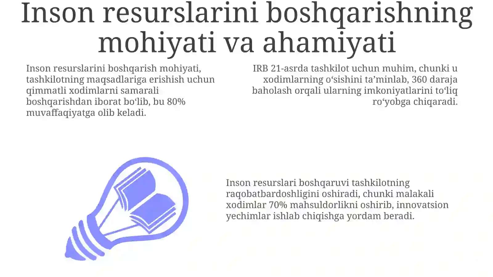 Inson resurslarini boshqarishning asoslari 3