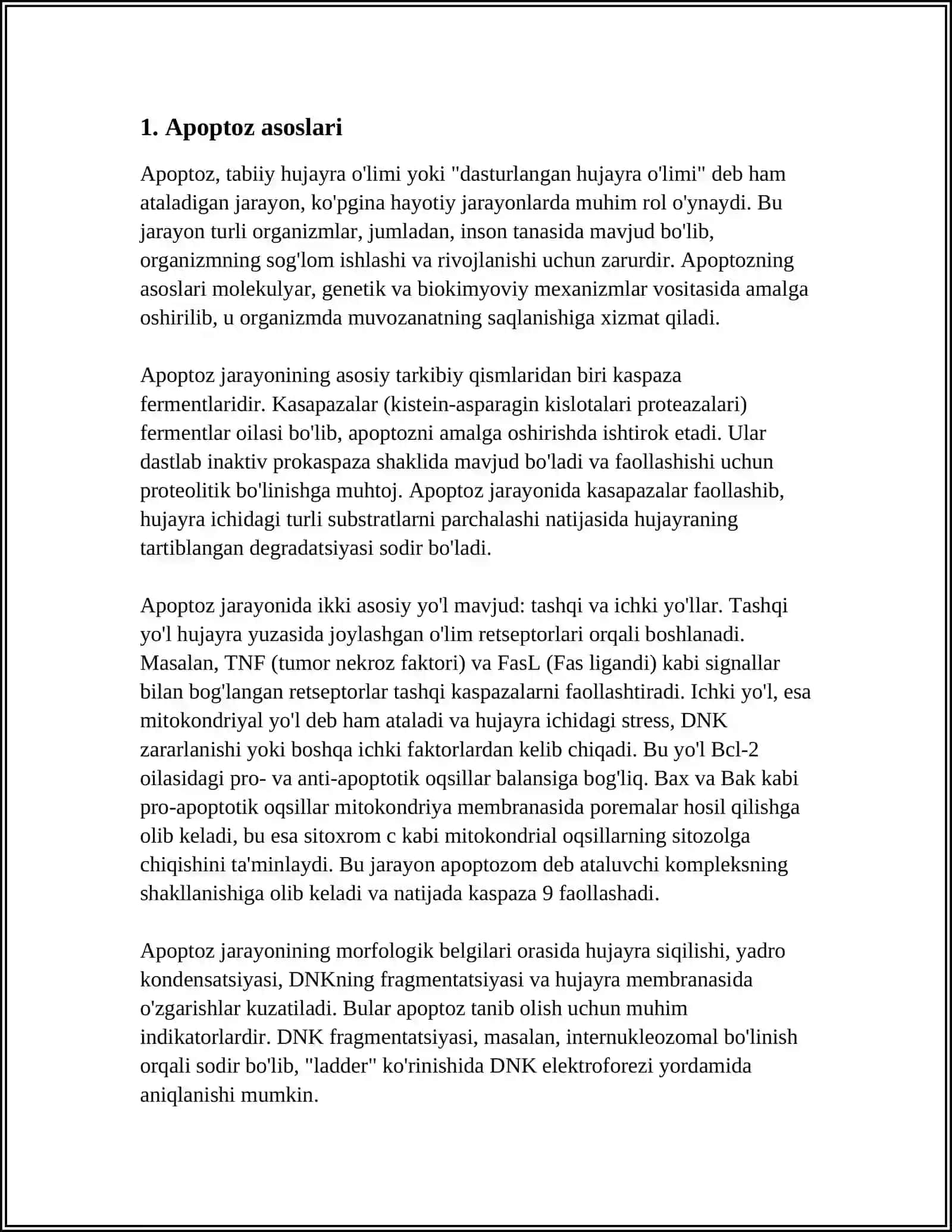 APOPTOZ MEXANIZMLAR 3