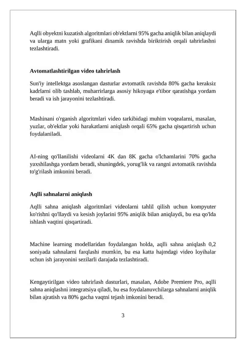 Sun'iy intellektning video montajorlar sohasiga tasiri 3