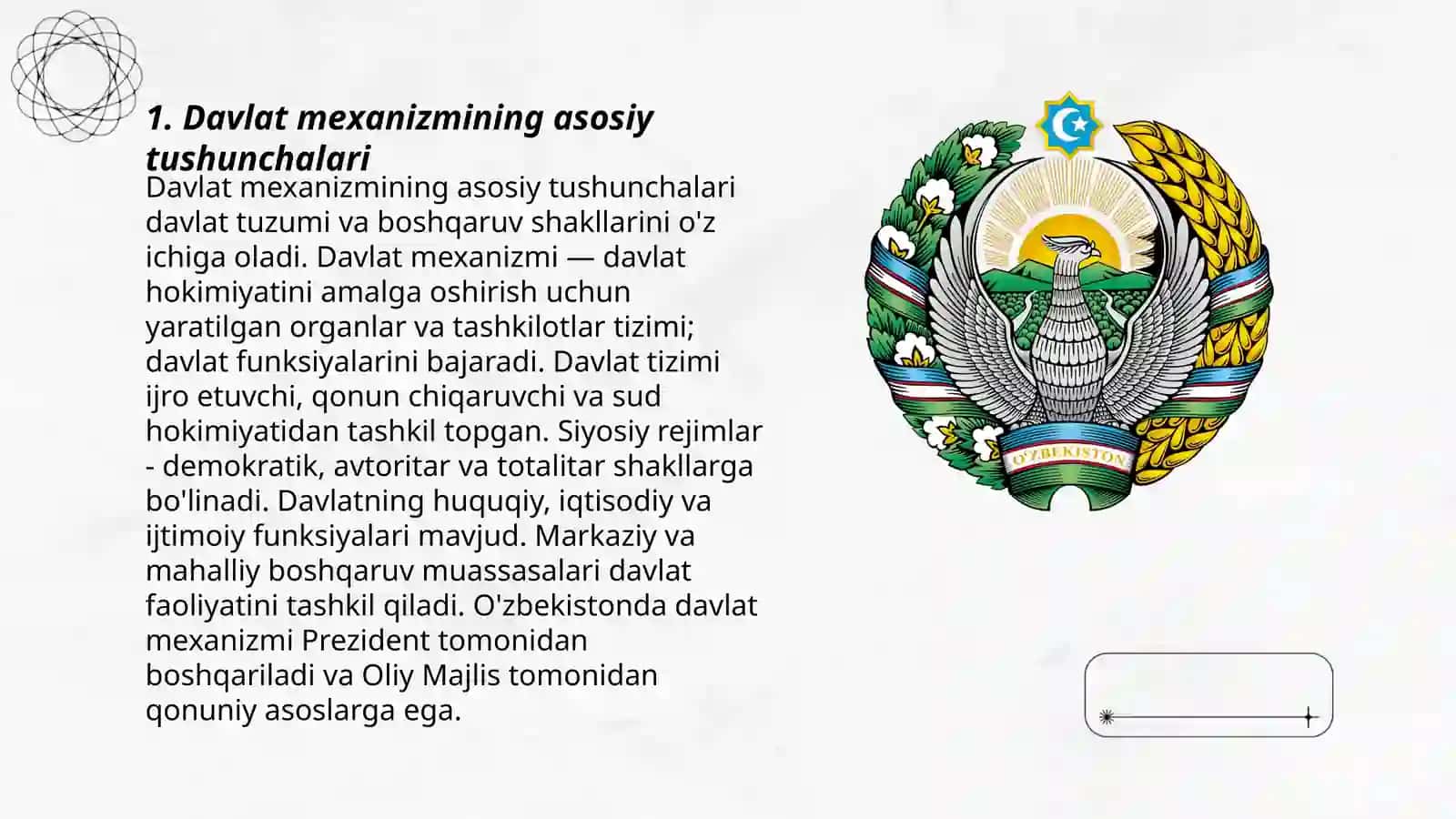 Davlat mexanizimi 3