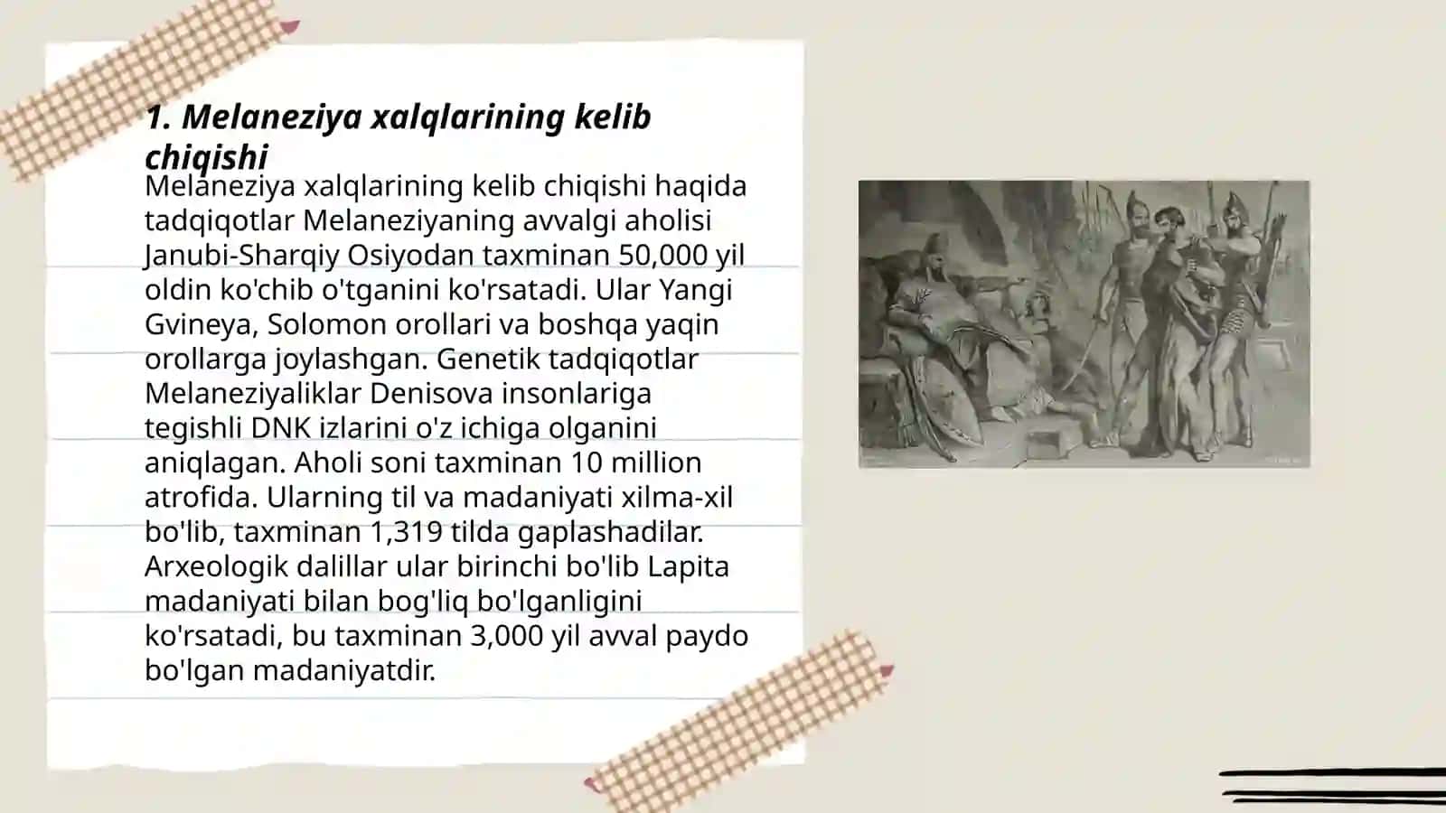 Melaneziya va yangi gvineya xalqlari etnologiyasi 3