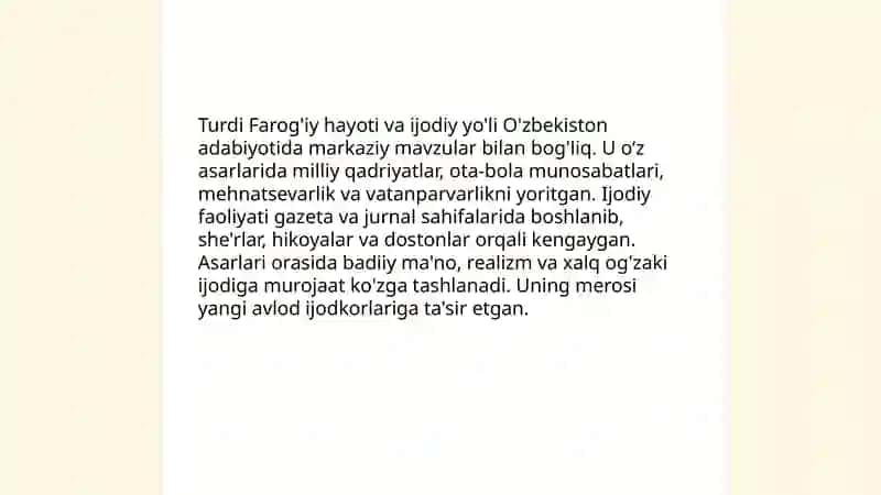 Turdi Farog'iy adabiy merosi 3