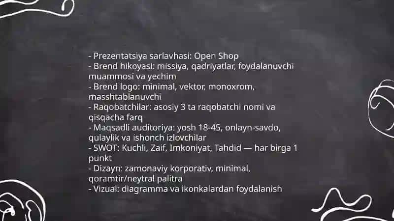 Open Shop haqida prezentatsiya 3